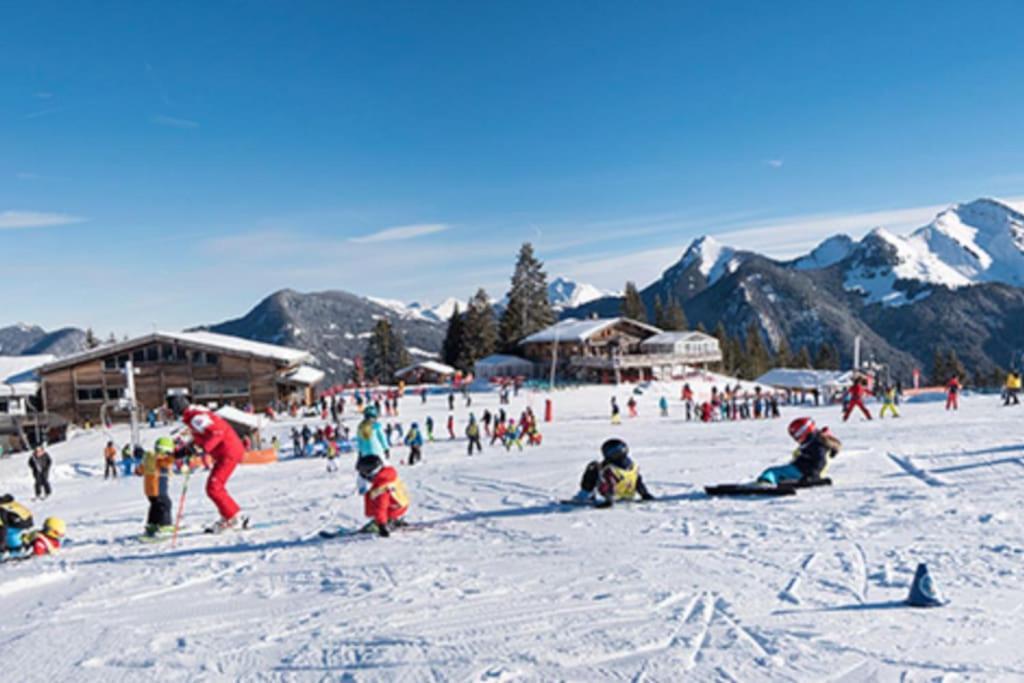 Dans Residence Neuve Le Snow Roc Sur Les Pistes, Grand Studio Cosy 5 Pers Avec Terrasse Panoramique, Sauna, Wifi Saint-Jean-dʼAulps Eksteriør billede