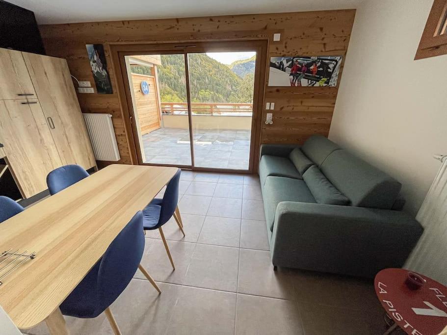 Dans Residence Neuve Le Snow Roc Sur Les Pistes, Grand Studio Cosy 5 Pers Avec Terrasse Panoramique, Sauna, Wifi Saint-Jean-dʼAulps Eksteriør billede