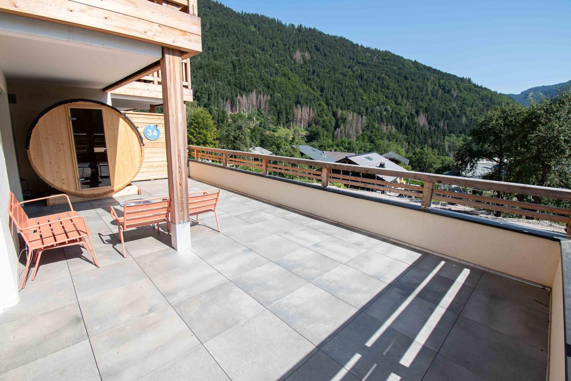Dans Residence Neuve Le Snow Roc Sur Les Pistes, Grand Studio Cosy 5 Pers Avec Terrasse Panoramique, Sauna, Wifi Saint-Jean-dʼAulps Eksteriør billede