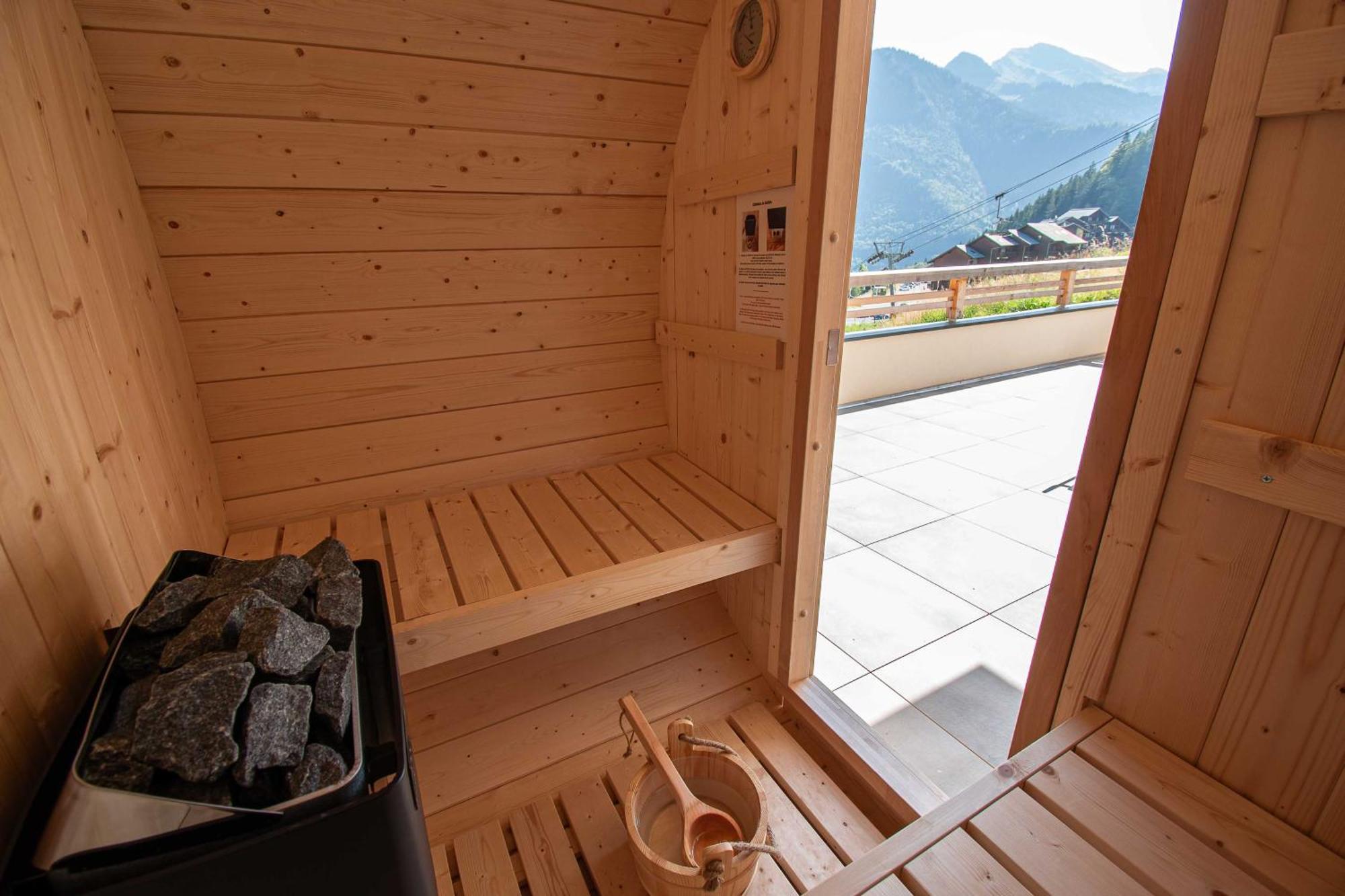 Dans Residence Neuve Le Snow Roc Sur Les Pistes, Grand Studio Cosy 5 Pers Avec Terrasse Panoramique, Sauna, Wifi Saint-Jean-dʼAulps Eksteriør billede
