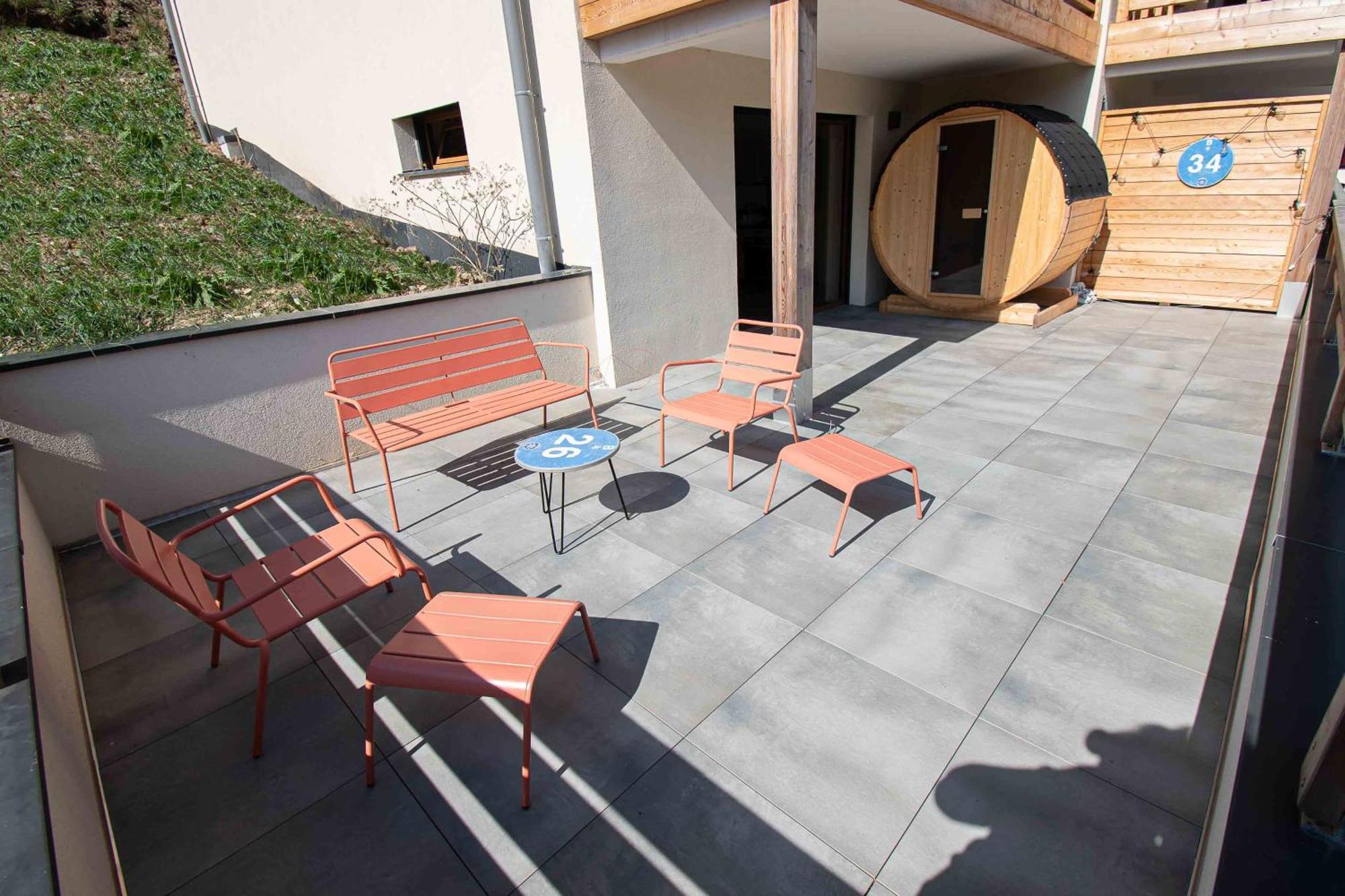 Dans Residence Neuve Le Snow Roc Sur Les Pistes, Grand Studio Cosy 5 Pers Avec Terrasse Panoramique, Sauna, Wifi Saint-Jean-dʼAulps Eksteriør billede