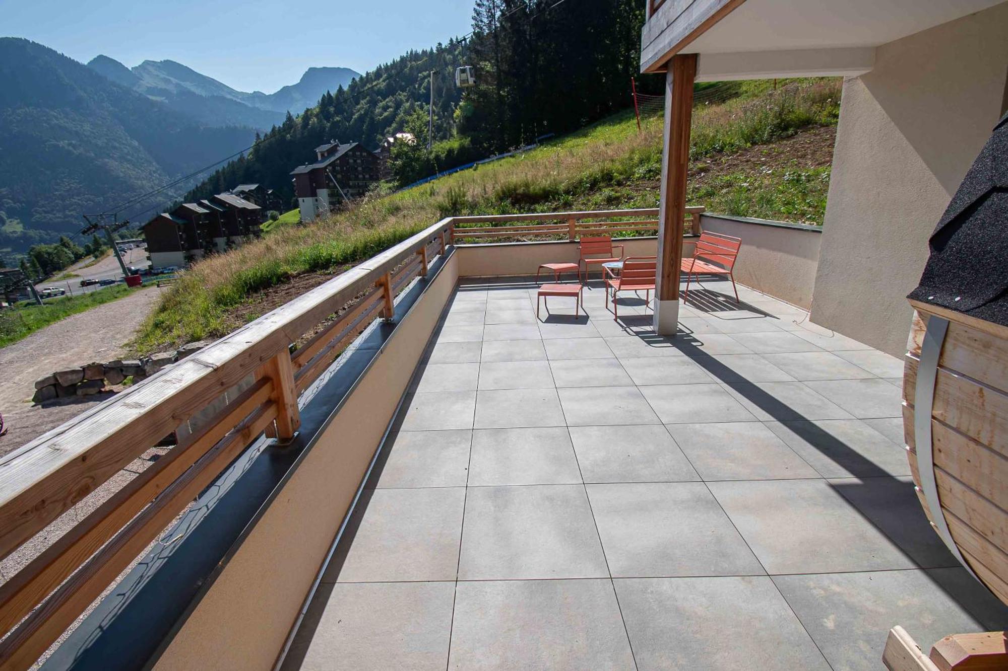Dans Residence Neuve Le Snow Roc Sur Les Pistes, Grand Studio Cosy 5 Pers Avec Terrasse Panoramique, Sauna, Wifi Saint-Jean-dʼAulps Eksteriør billede