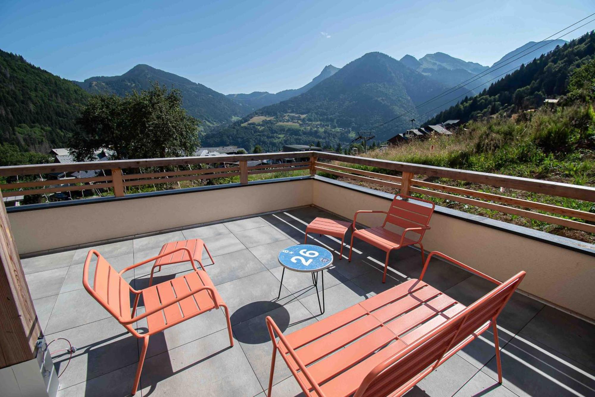Dans Residence Neuve Le Snow Roc Sur Les Pistes, Grand Studio Cosy 5 Pers Avec Terrasse Panoramique, Sauna, Wifi Saint-Jean-dʼAulps Eksteriør billede